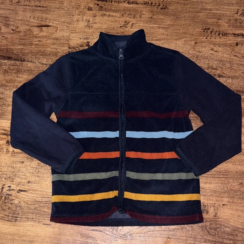 OshKosh B'gosh Navy Zip-Up Fleece
